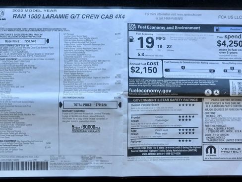 Used 2022 RAM 1500 Laramie AWD/4WD image 35