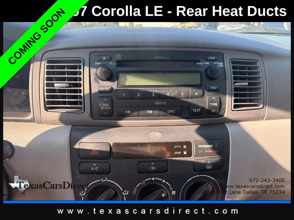 Used 2007 Toyota Corolla LE w/ Audio Value Pkg FWD image 8