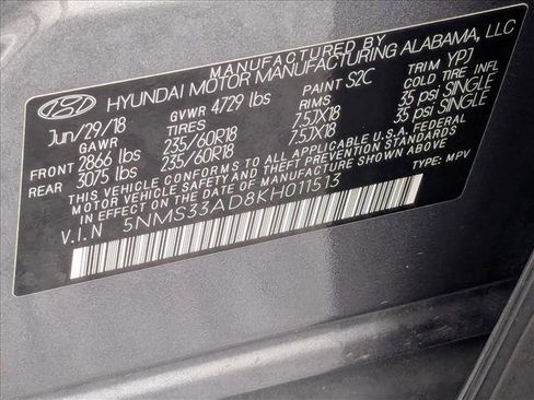 Used 2019 Hyundai Santa Fe SEL image 23