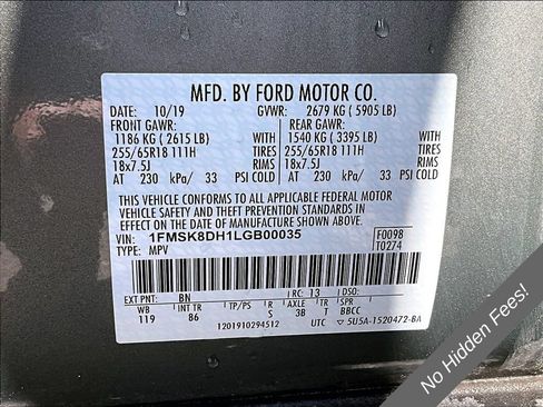 Used 2020 Ford Explorer XLT w/ Comfort Package AWD/4WD image 28