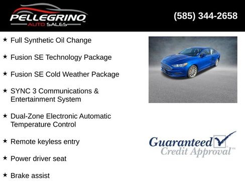 Used 2017 Ford Fusion SE w/ Fusion SE Technology Package image 6