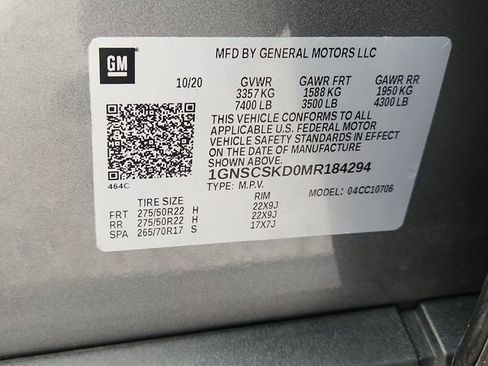 Certified 2021 Chevrolet Tahoe Premier image 34