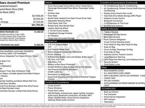 Certified 2023 Subaru Ascent Premium w/ Convenience Package image 25
