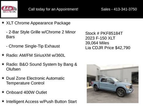 Used 2023 Ford F150 XLT w/ Equipment Group 302A High AWD/4WD image 31