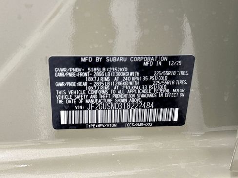 New 2026 Subaru Crosstrek 2.5i Limited image 30