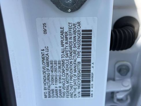 Certified 2025 Honda Accord Touring image 21