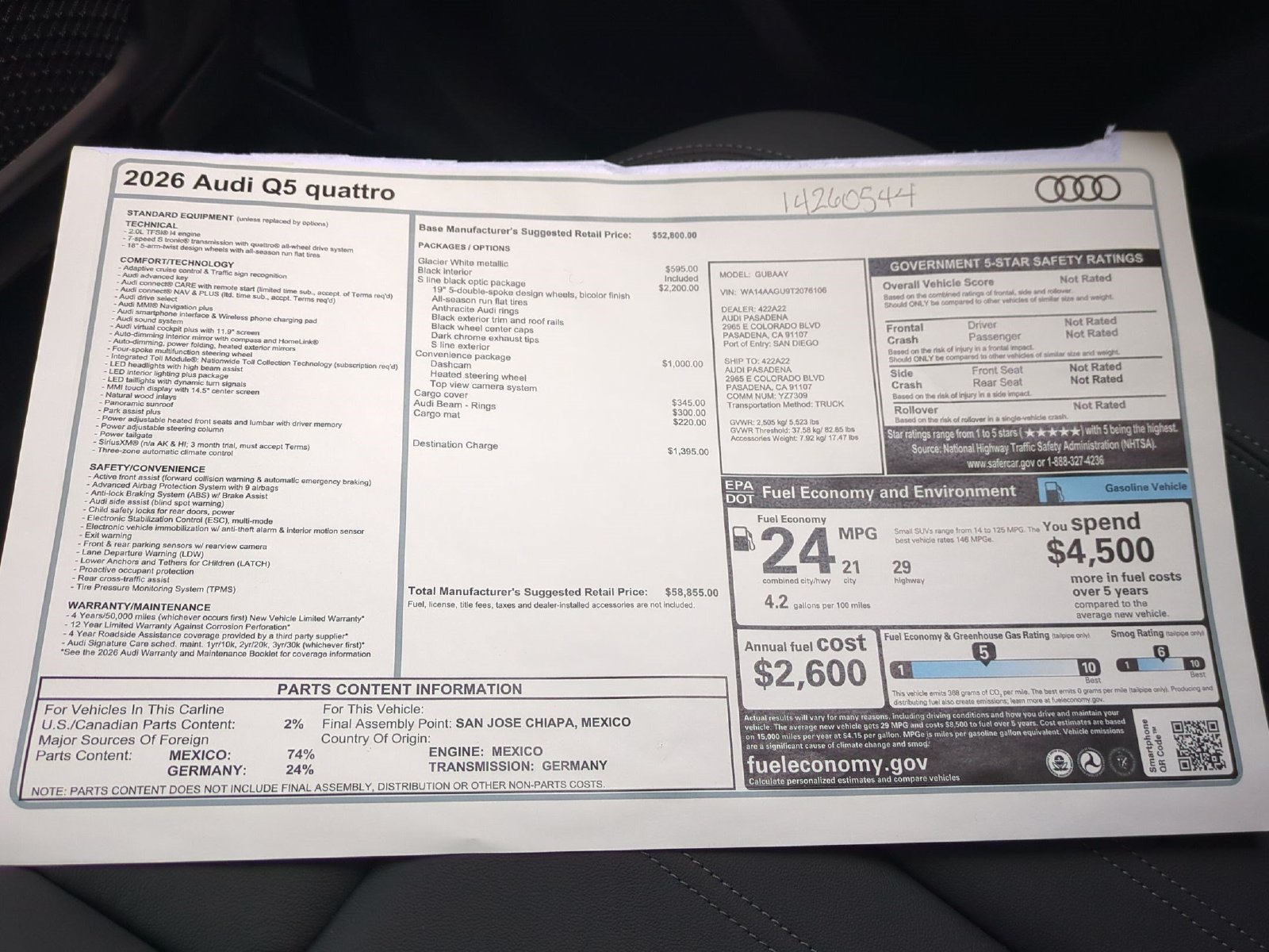 New 2026 Audi Q5 2.0T AWD/4WD image 18