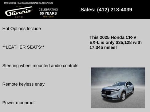 Used 2025 Honda CR-V EX-L image 5