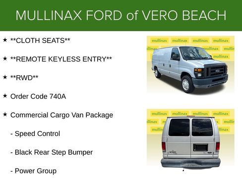 Used 2011 Ford E-150 and Econoline 150 w/ Commercial Cargo Van Pkg RWD image 5