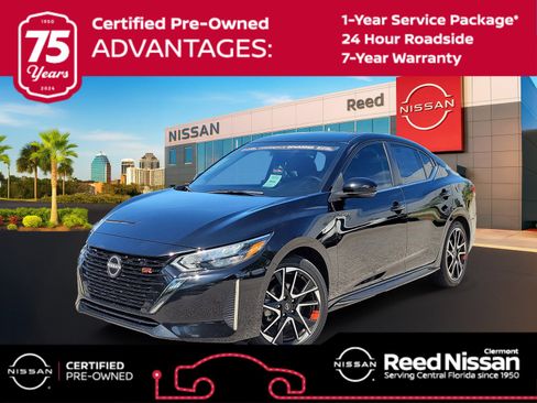 Certified 2025 Nissan Sentra SR FWD image 1