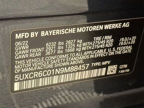 Used 2022 BMW X5 xDrive40i w/ Premium Package image 27