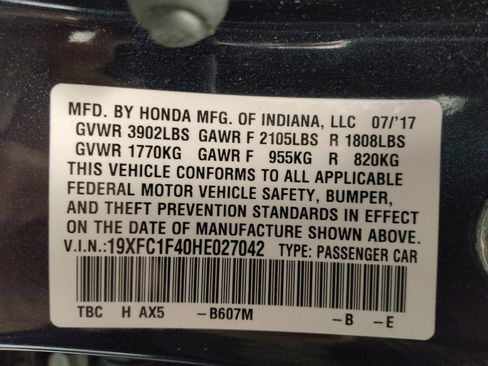 Used 2017 Honda Civic EX-T image 33
