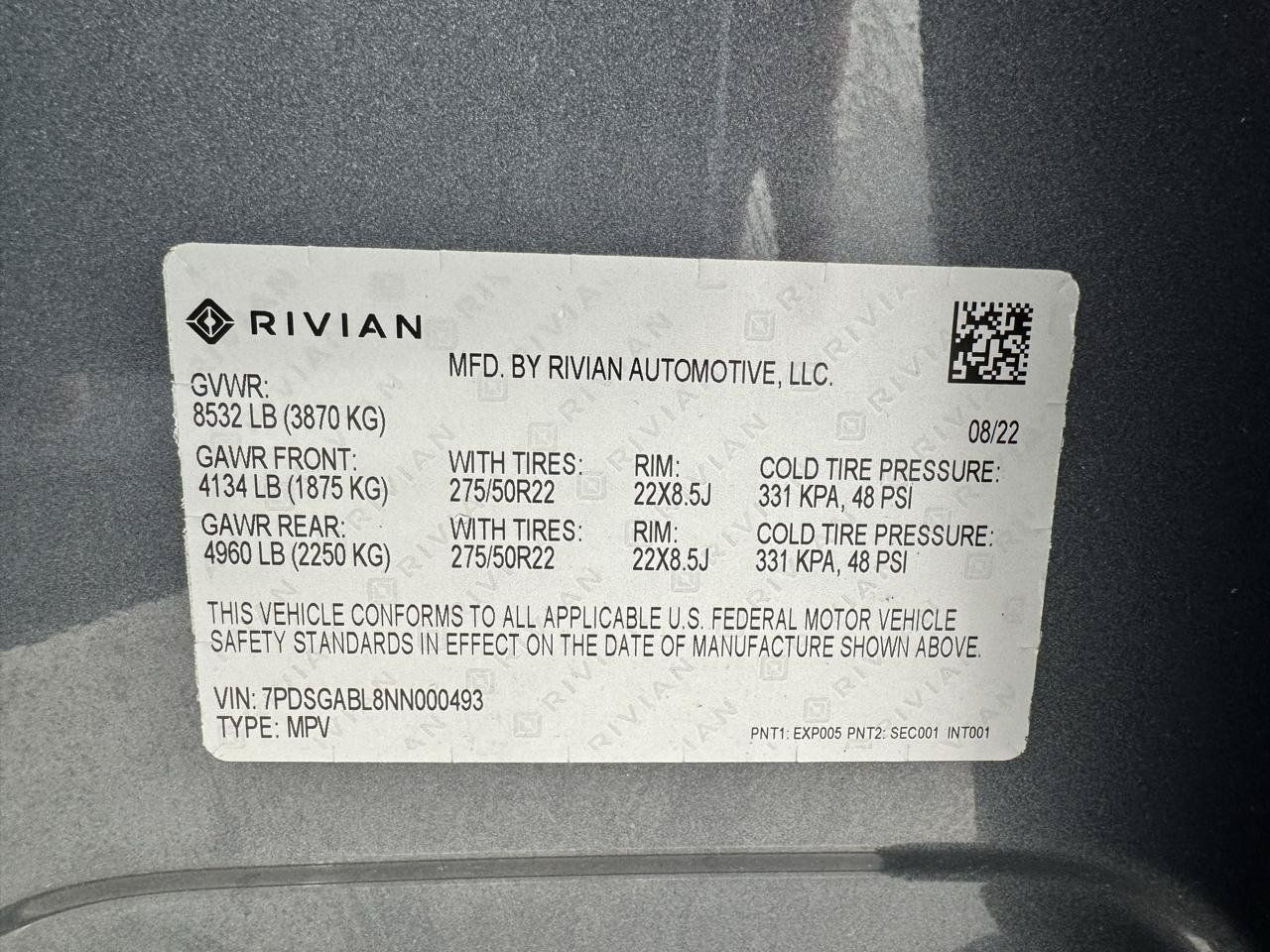 Used 2022 Rivian R1S Launch Edition Quad AWD/4WD image 44