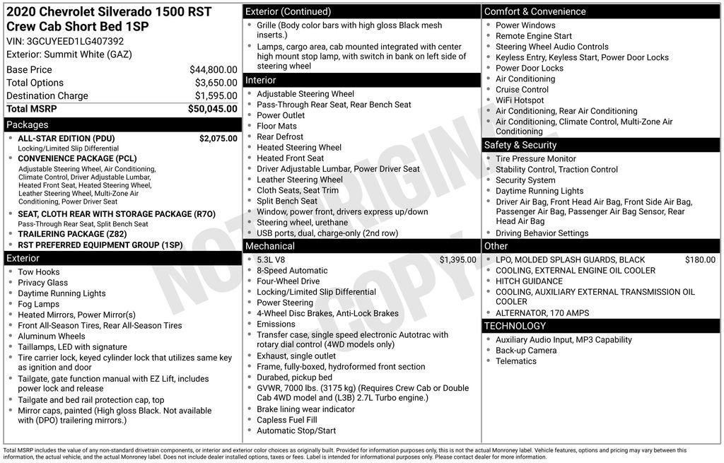 Certified 2020 Chevrolet Silverado 1500 RST w/ All-Star Edition AWD/4WD image 41