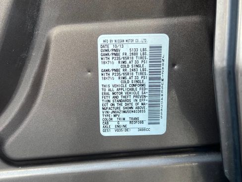 Used 2014 Nissan Murano SL w/ Navigation Package image 19