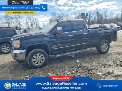 Used 2015 GMC Sierra 2500 SLT w/ Snow Plow Prep Package image 1