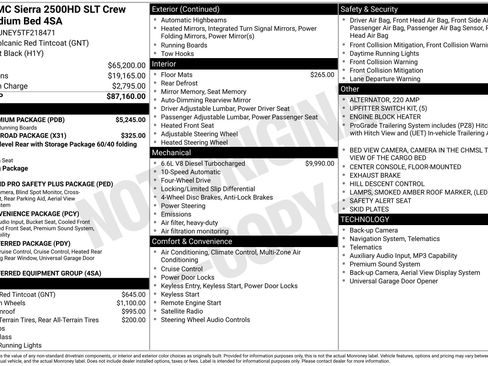New 2026 GMC Sierra 2500 SLT w/ SLT Premium Package AWD/4WD image 44