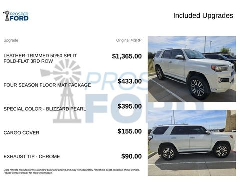 Used 2019 Toyota 4Runner Limited w/ Four Season Floor Mat Package image 3