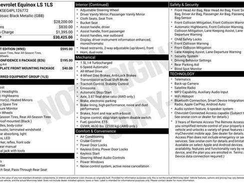 Used 2023 Chevrolet Equinox LS w/ Midnight Edition AWD/4WD image 43