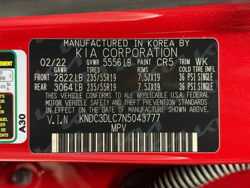 Used 2022 Kia EV6 Wind w/ Wind Technology Package image 30