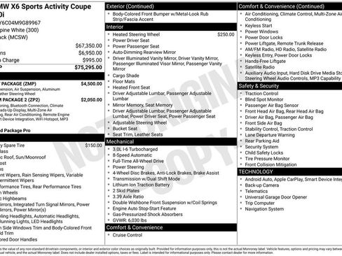 Used 2021 BMW X6 xDrive40i w/ M Sport Package image 2