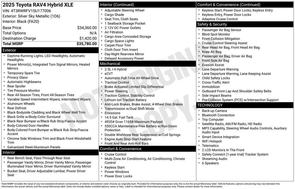 Used 2025 Toyota RAV4 XLE AWD/4WD image 35