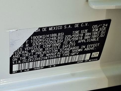 Certified 2025 Honda HR-V Sport image 27