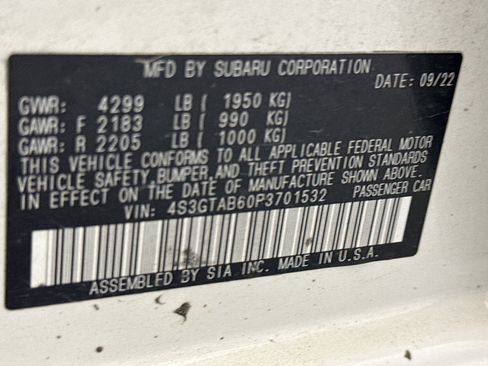 Used 2023 Subaru Impreza 2.0i AWD/4WD image 12