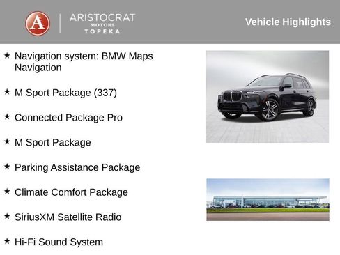 Used 2023 BMW X7 xDrive40i w/ M Sport Package image 2