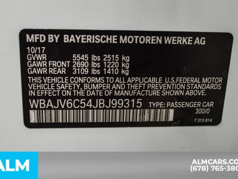 Used 2018 BMW 640i Gran Turismo xDrive AWD/4WD image 37