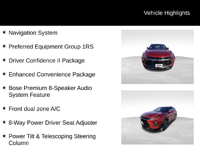 Used 2024 Chevrolet Blazer RS w/ Driver Confidence II Package AWD/4WD image 13