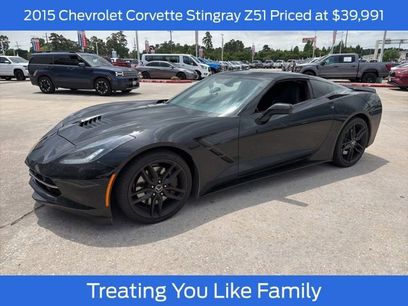 Used 2015 Chevrolet Corvette Stingray Coupe w/ Carbon Flash Badge Package