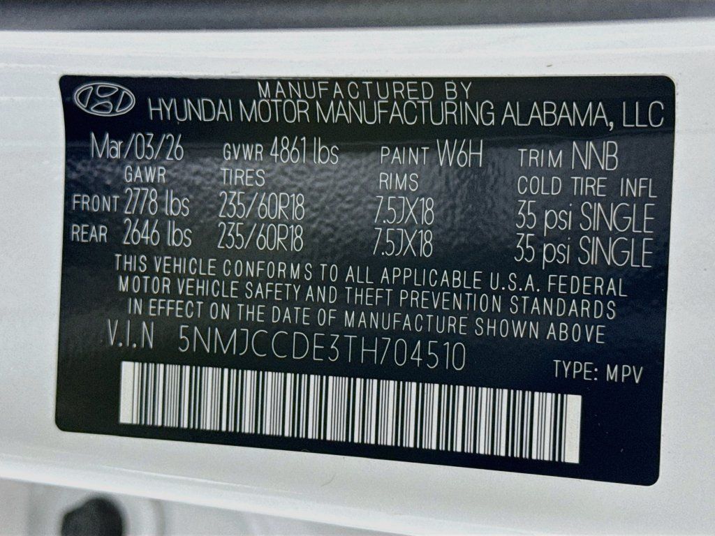 Certified 2026 Hyundai Tucson SEL AWD/4WD image 37