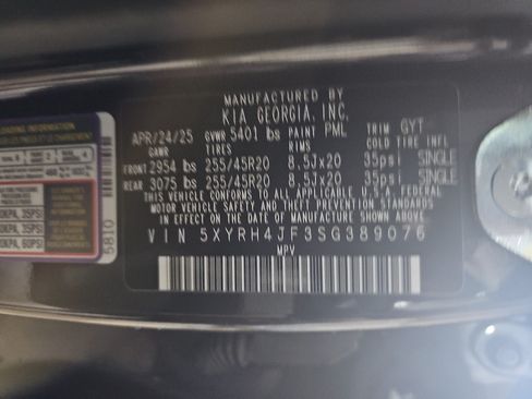 Used 2025 Kia Sorento EX w/ Panoramic Sunroof Package FWD image 37
