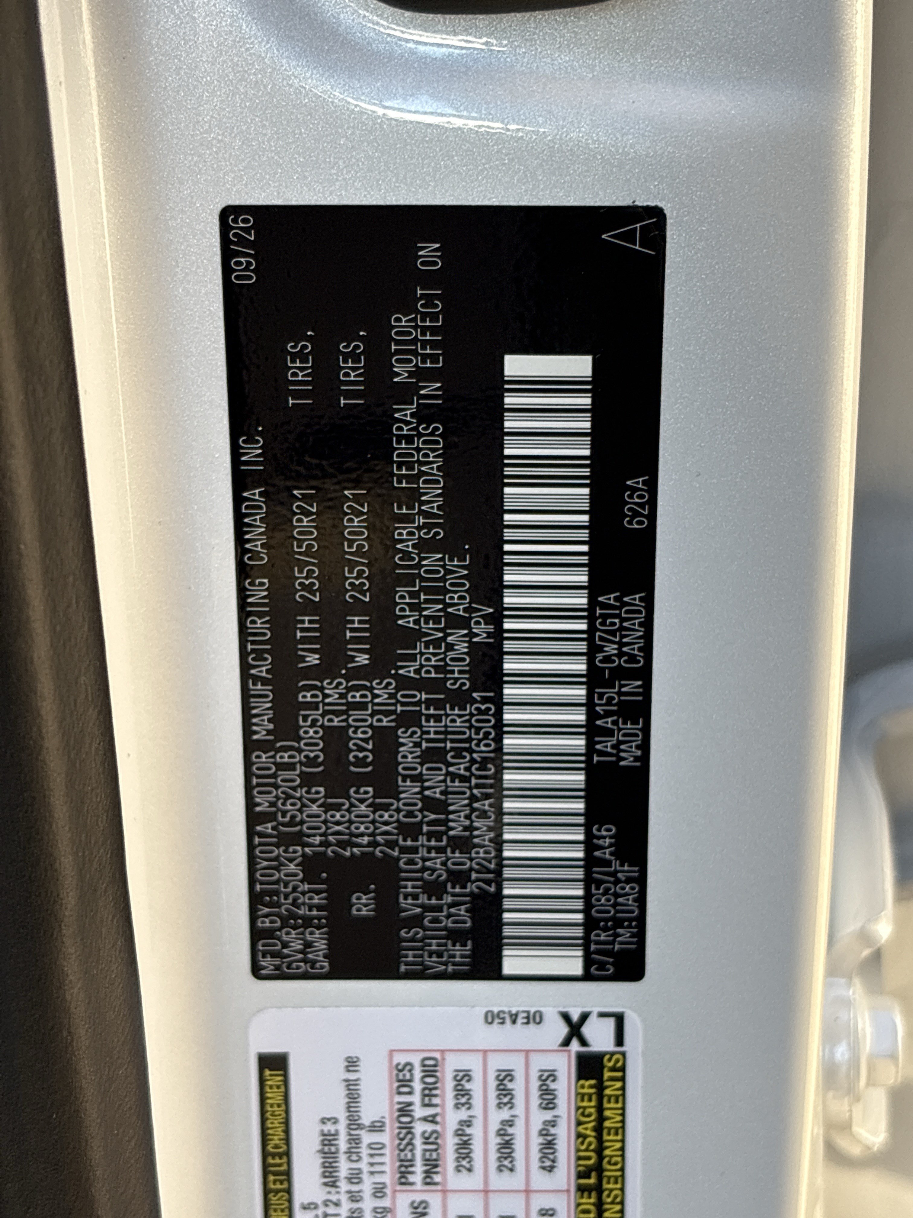New 2026 Lexus RX 350 AWD w/ Convenience Package image 35
