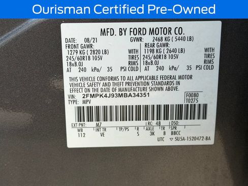 Used 2021 Ford Edge SEL w/ Convenience Package AWD/4WD image 34