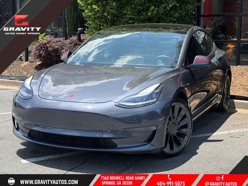 Used 2022 Tesla Model 3 Performance AWD/4WD image 1