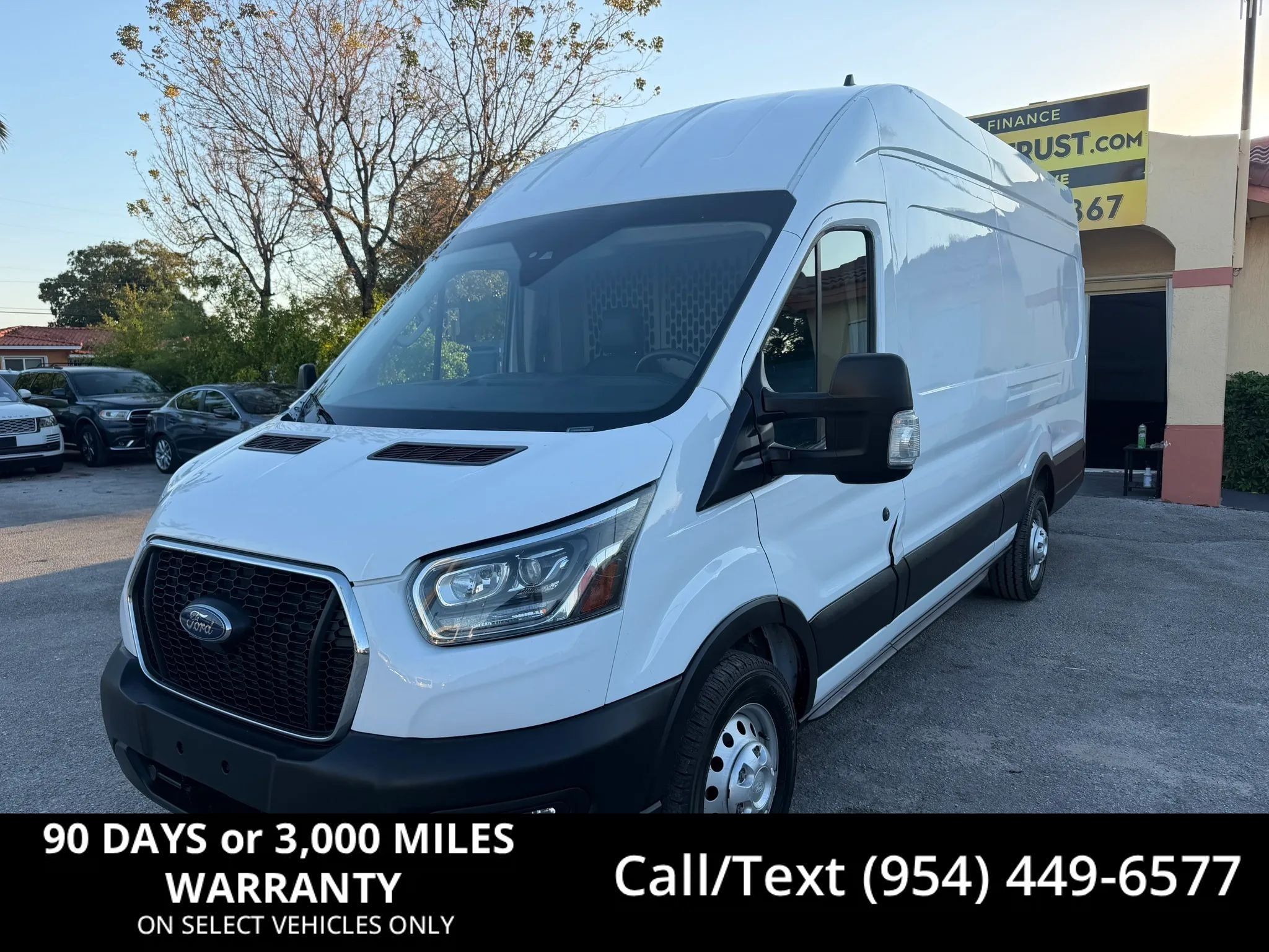Used 2023 Ford Transit 350 148 High Roof Extended AWD w/ Load Area Protection Package image 1