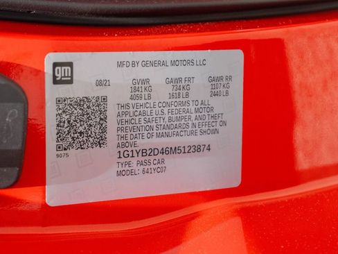 Used 2021 Chevrolet Corvette Stingray Preferred Cpe w/ Z51 Performance Package RWD image 41