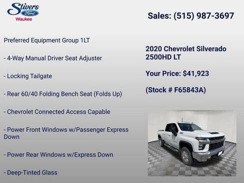 Used 2020 Chevrolet Silverado 2500 LT w/ All Star Edition AWD/4WD image 8
