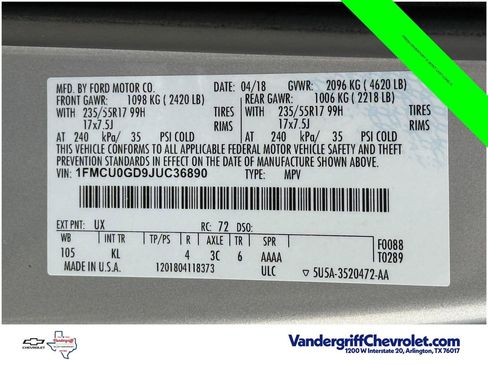 Used 2018 Ford Escape SE FWD image 27