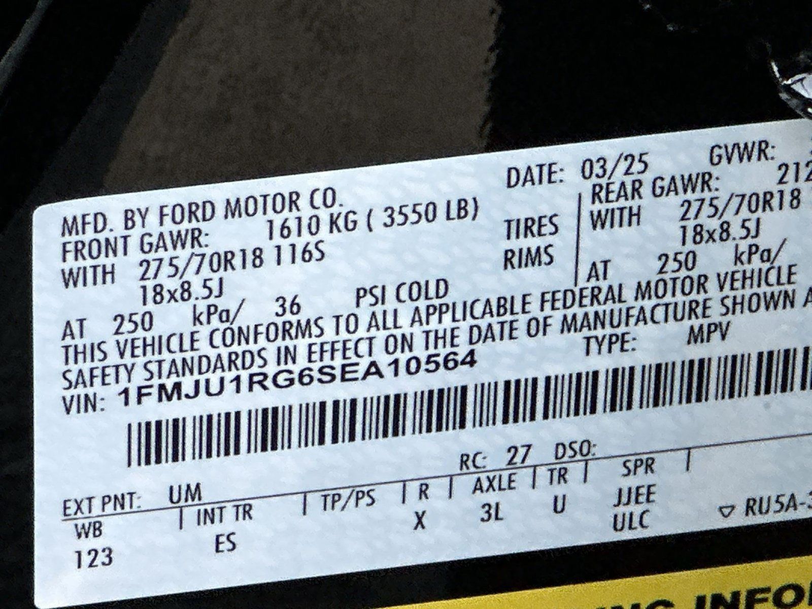 Certified 2025 Ford Expedition Tremor AWD/4WD image 31