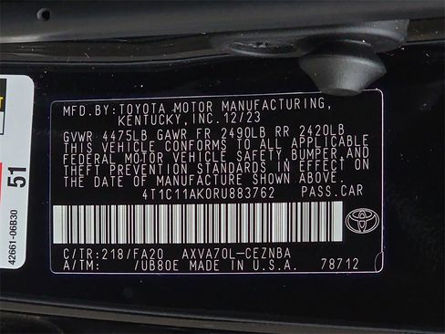 Used 2024 Toyota Camry LE image 37