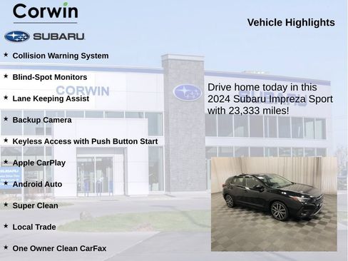 Used 2024 Subaru Impreza 2.0i Sport AWD/4WD image 6