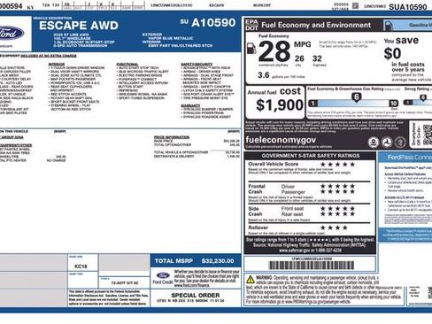 Used 2025 Ford Escape ST-Line AWD/4WD image 5