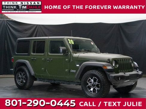 Used 2020 Jeep Wrangler Unlimited Sport image 1