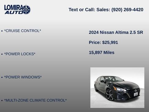 Used 2024 Nissan Altima 2.5 SR AWD/4WD image 8