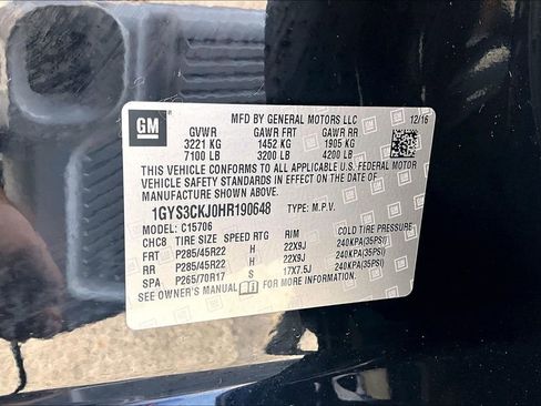 Used 2017 Cadillac Escalade Premium Luxury w/ LPO, Radiant Package image 18