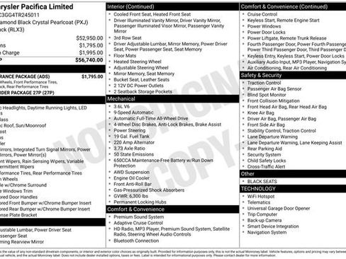 New 2026 Chrysler Pacifica Limited w/ S Appearance Package image 30