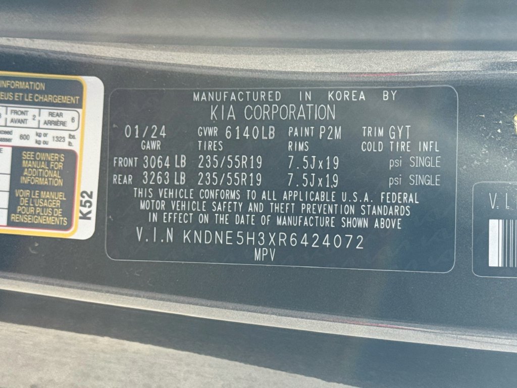 Certified 2024 Kia Carnival SX FWD image 37